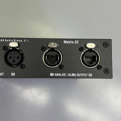 DAS AUDIO GROUP Half Rack Mount Dual Input/Output Channel Breakout Box 11106140
