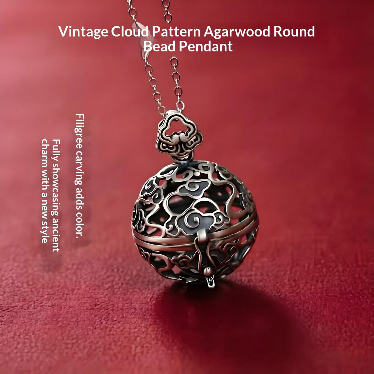 Perfume Sachet Ball Pearl-plated Hollow Pendant