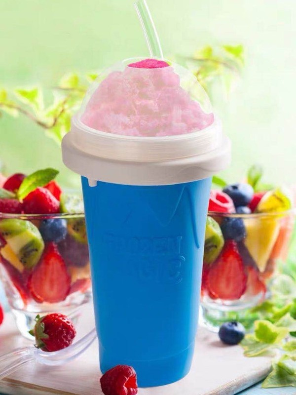 Slushy Cup with Fast Cooling and Mixing