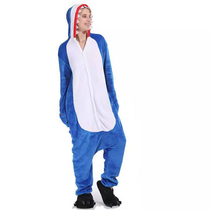 Flannel Children's Animal One-piece Pajamas