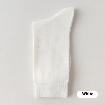 Mid-calf Spring And Autumn Pure Cotton Business Men Socks