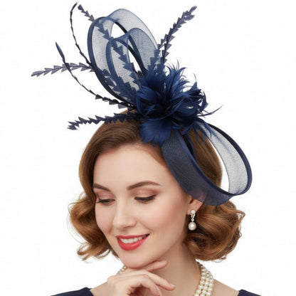 Creative Retro Elegant Green Feather Hair Accessory