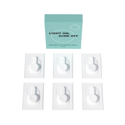 Electronic acne patch with red and blue light buttons acne removal patch with acne print water-based gel acne cleaning patch