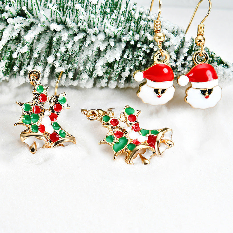 Christmas Earrings Set Christmas Tree