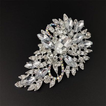 Elegant Water-drop Crystal Brooch