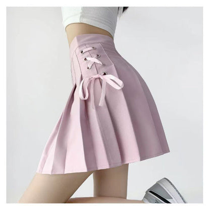 Versatile Strap White Skirt For Women