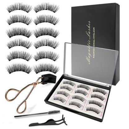 Magnetic Suction False Eyelashes Integrated Soap Holder Glue-free False Eyelashes Thick
