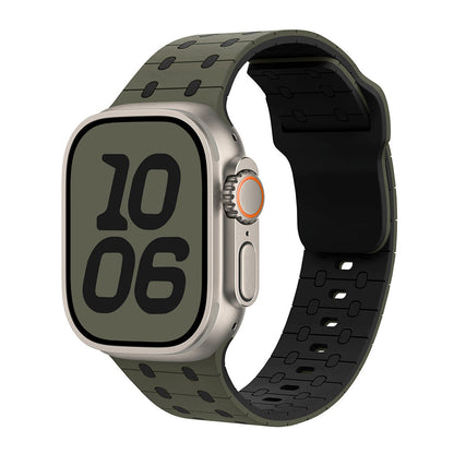 Dynamic Series Three-Color Silicone Watch Strap