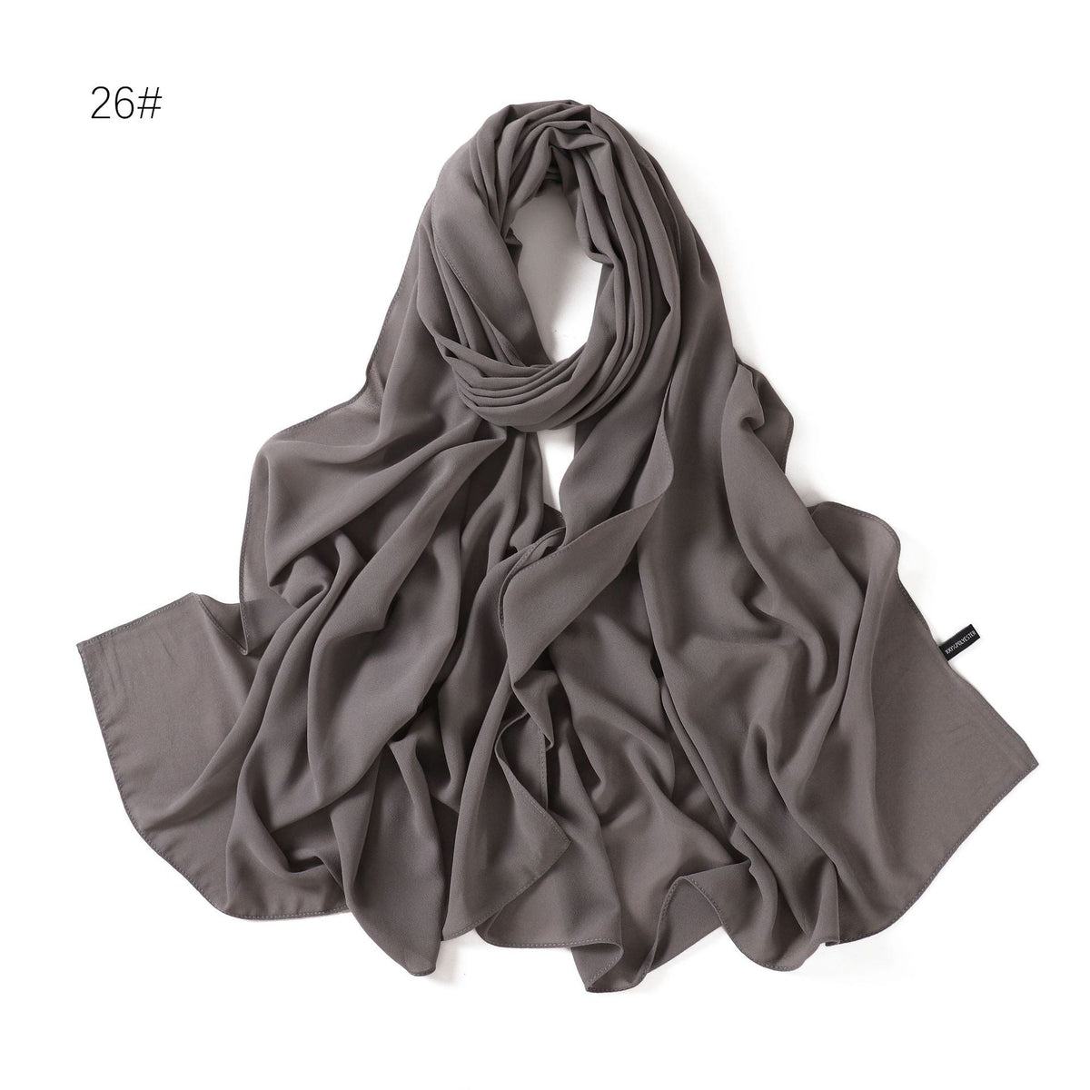 Soft Draping Solid-color Scarf For Women