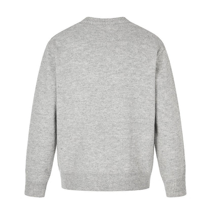 Cardigan Sweater Mens Loose-fit Casual Knitwear Coat