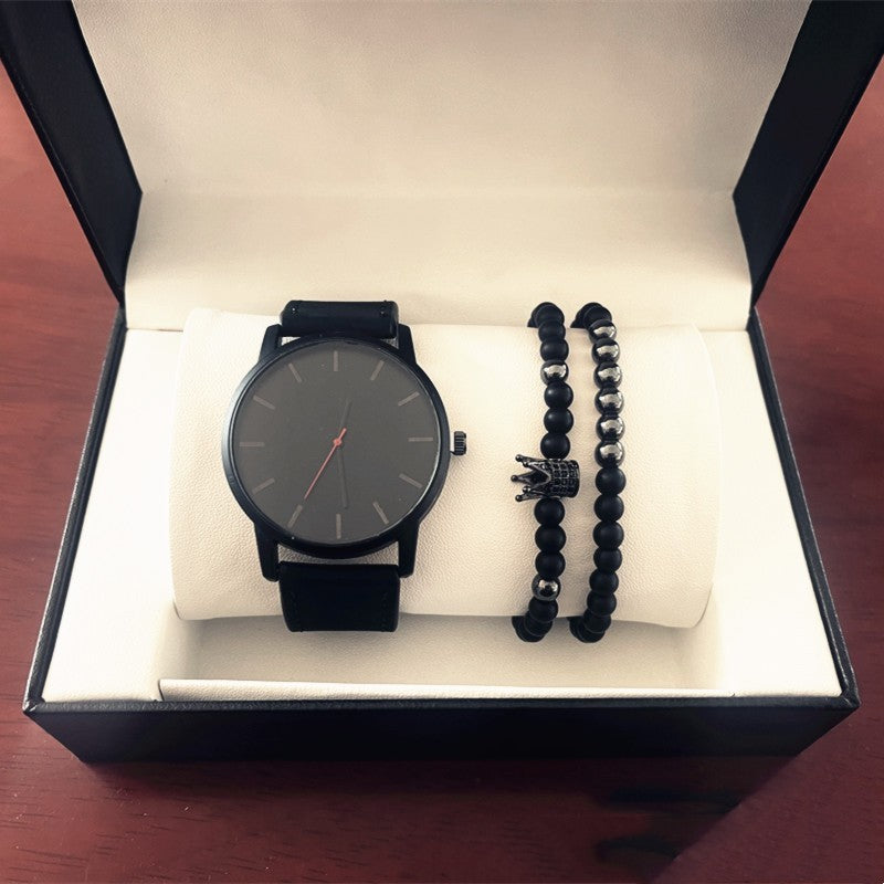 Men's Casual Quartz Watch Frosted Belt Bracelet