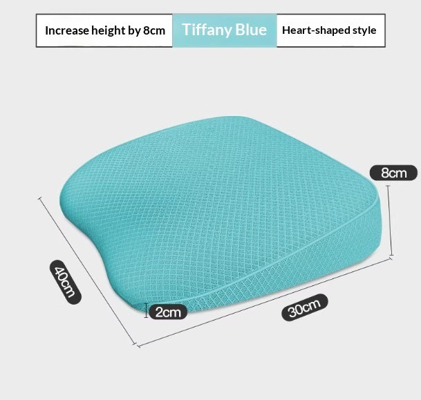 Car Height-adjusting Cushion Thickened Sloped Pad For The Drivers Seat
