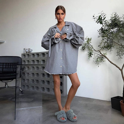 Shirt And Shorts Casual Loungewear Set