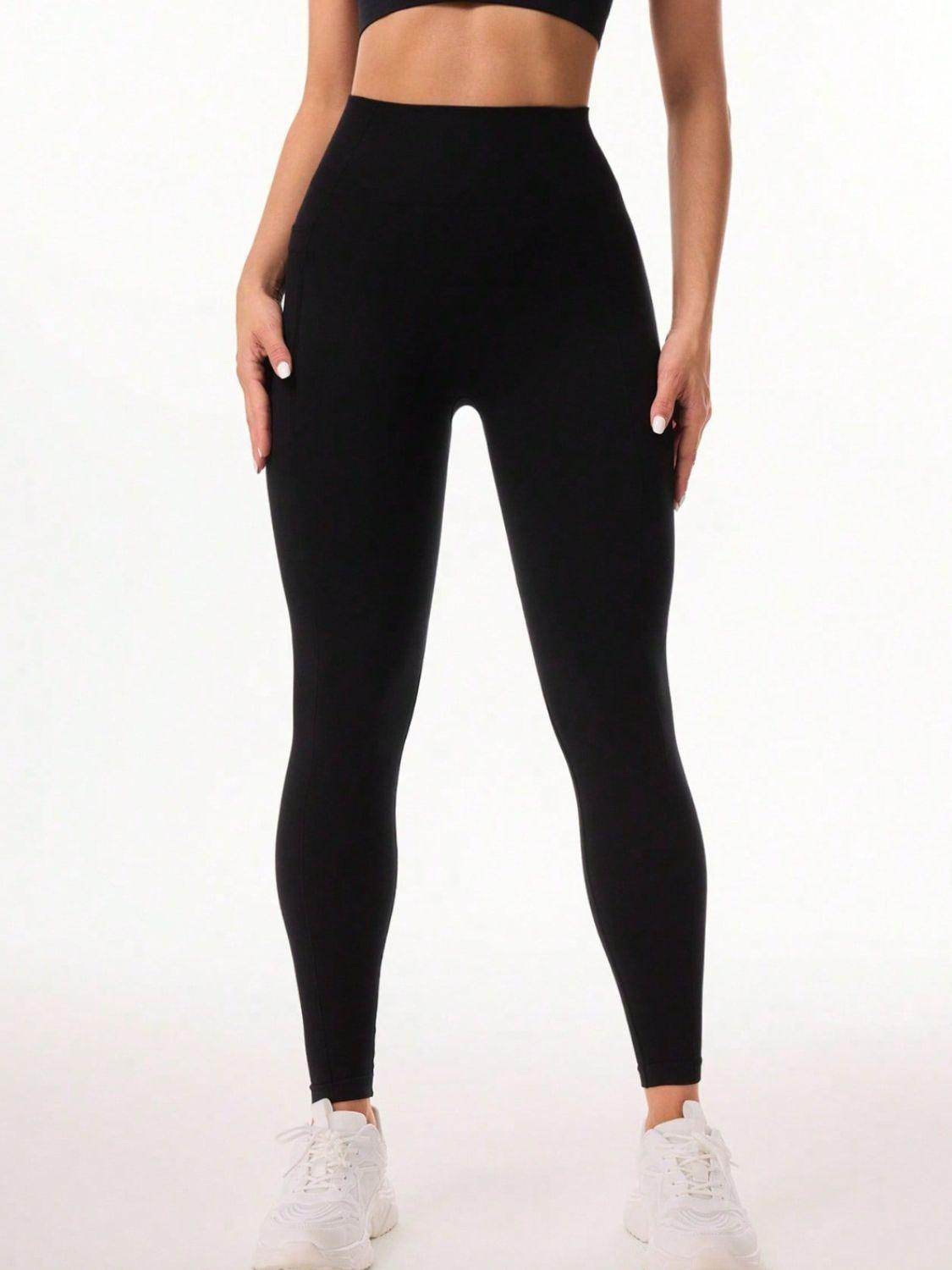 Pocketed High Waist Active Leggings for Comfort and Style