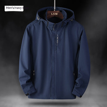 Men's Outdoor Waterproof Windcheater Leisure Shell Jacket