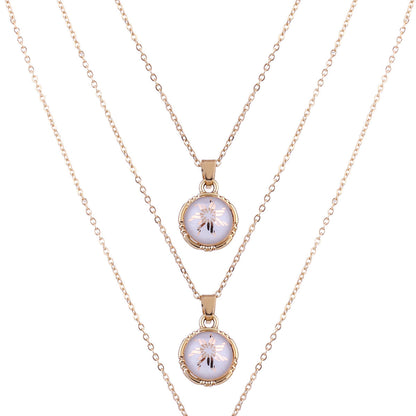 Multilayer Alloy Geometry Pendant