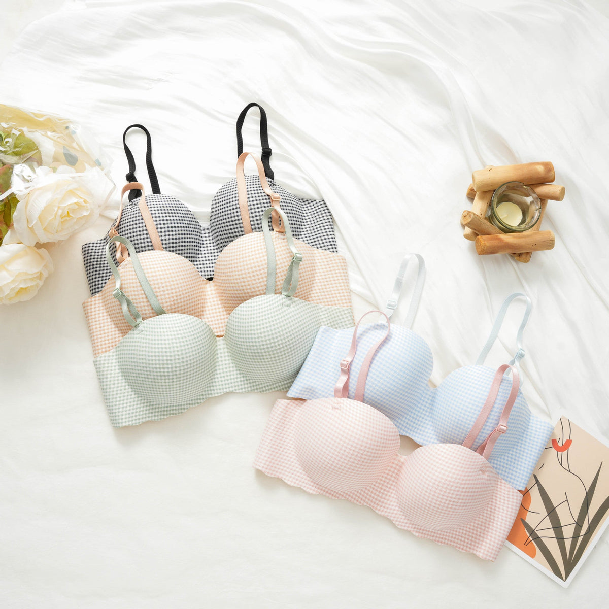 One-piece Seamless Bras Sweet And Comfortable