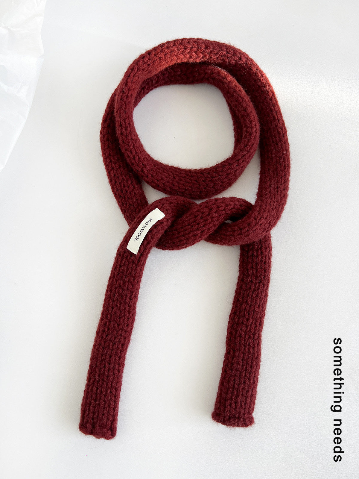 Narrow Long Scarf Womens Neck Warmer
