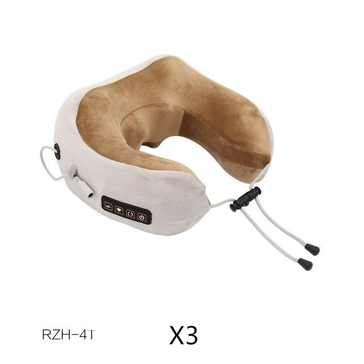 Gold U-Type Massage Pillow