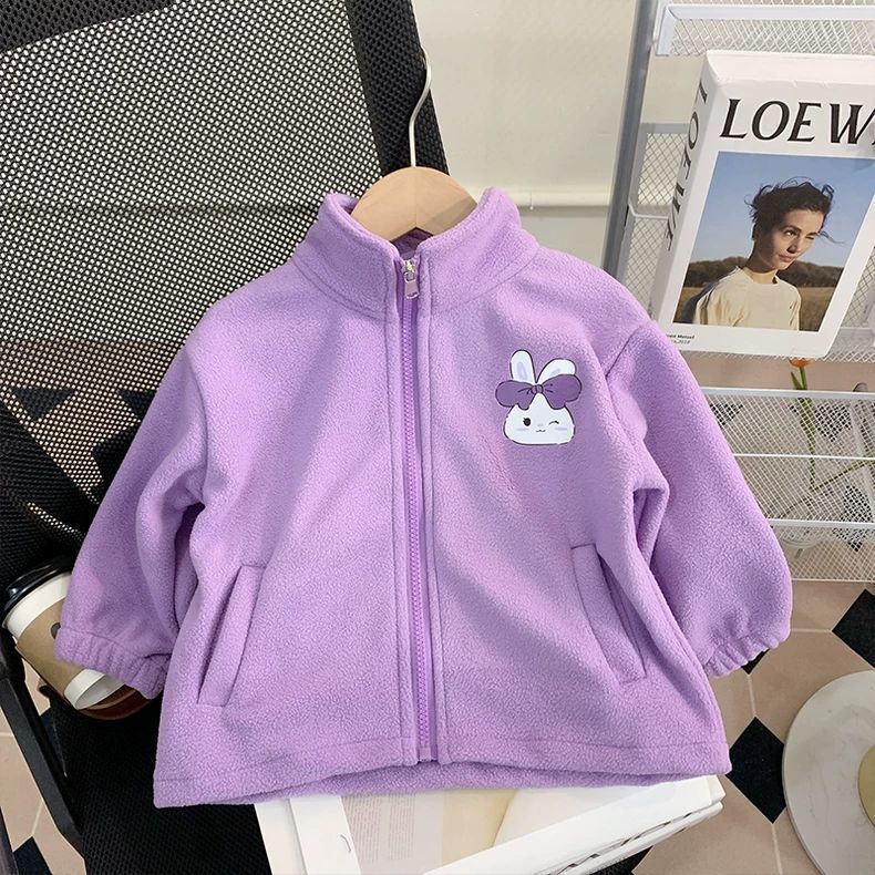 Girls' Jackets Child Clip Cotton Autumn And Winter Clothing