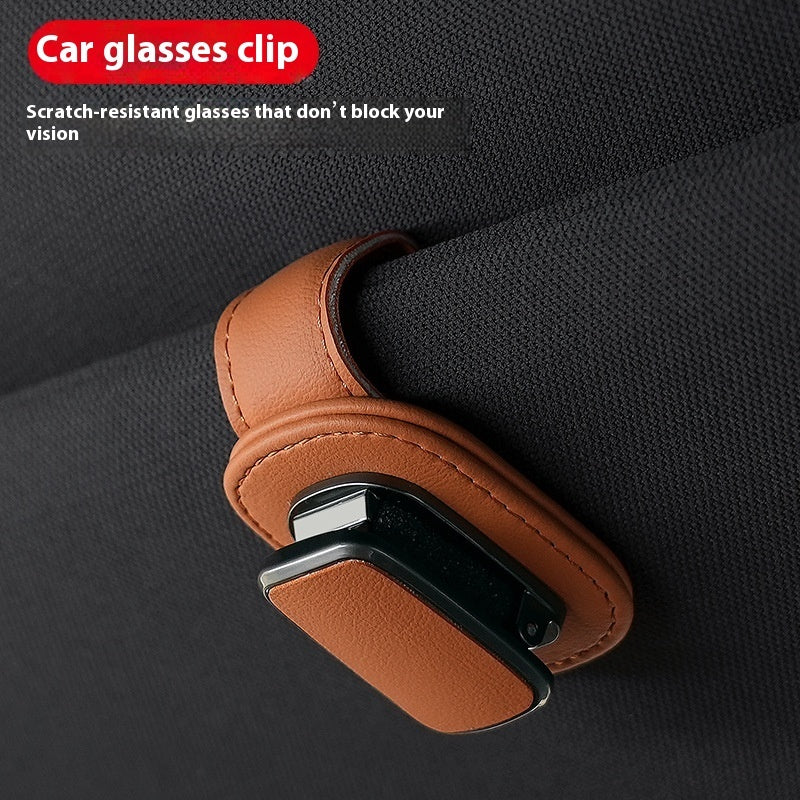 Leather Car Accessories Car Glasses Frame