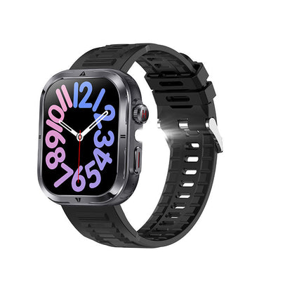 New MK86LED manual tube waterproof outdoor three-proof Bluetooth call true blood oxygen multi-sports large battery