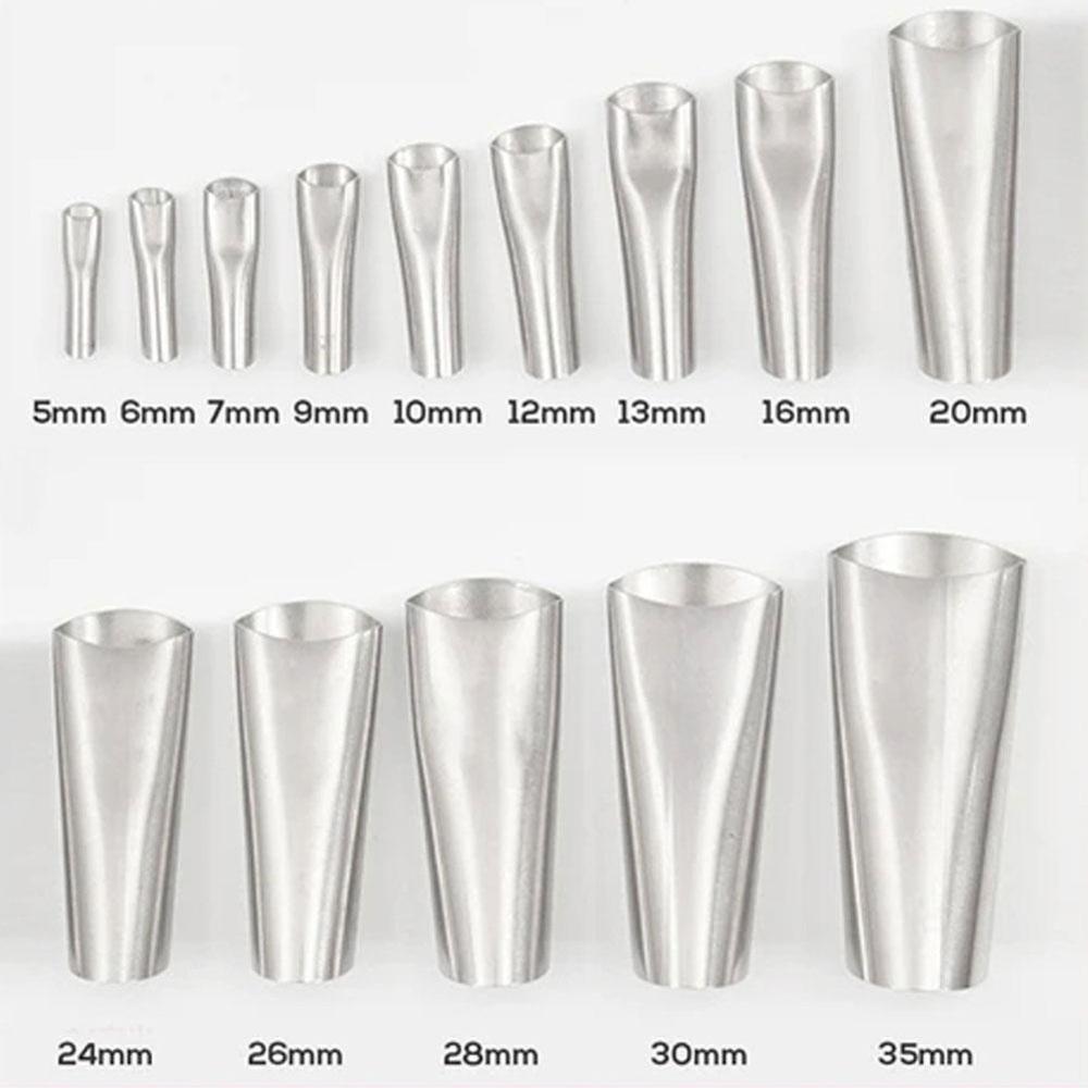 14 PCS Duck Type Glue Nozzle Mighty Caulking Finisher glass glue nozzle stainless steel glue nozzle