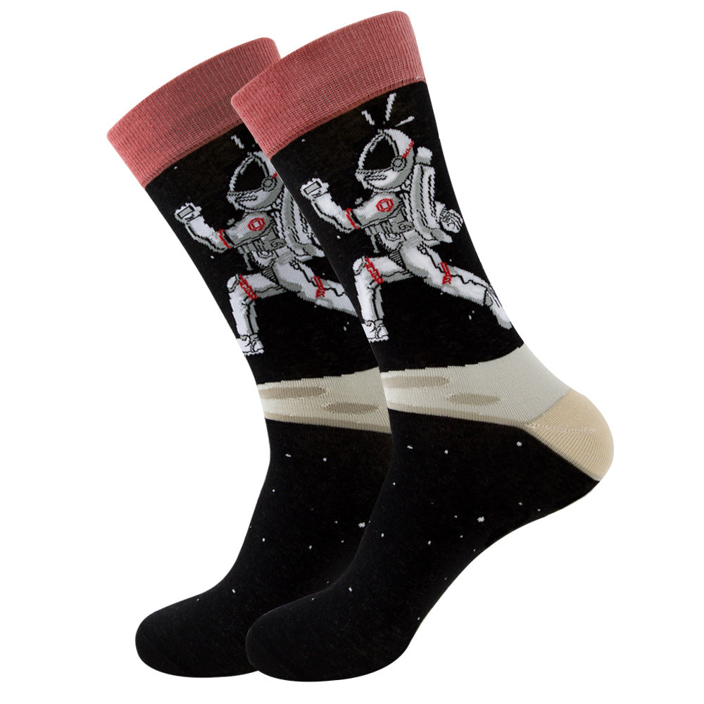Geometric Fruit Women Socks Street Trend