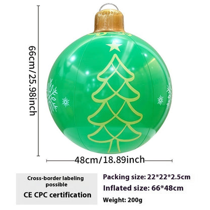 Inflatable Christmas Ball Outdoor Garden Christmas Decorations