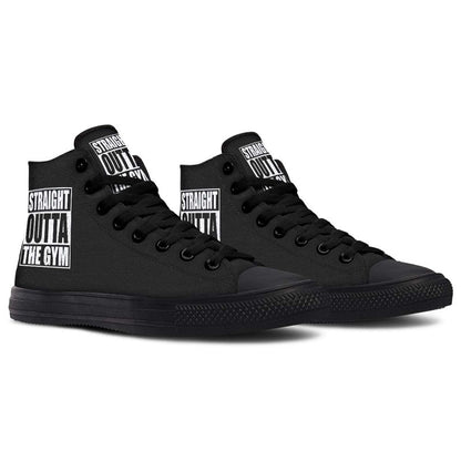 Printed Couple High-top Canvas Shoes