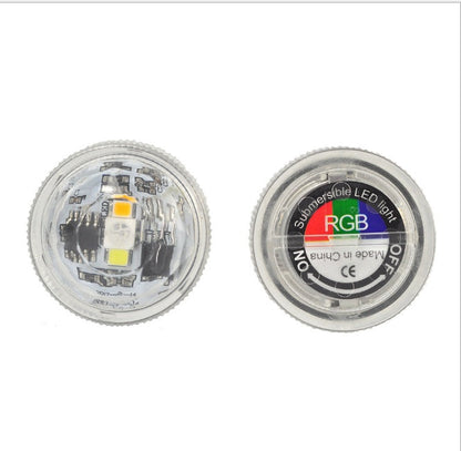 Remote control diving light 3CM diamond twist full color red green blue white warm white waterproof LED light