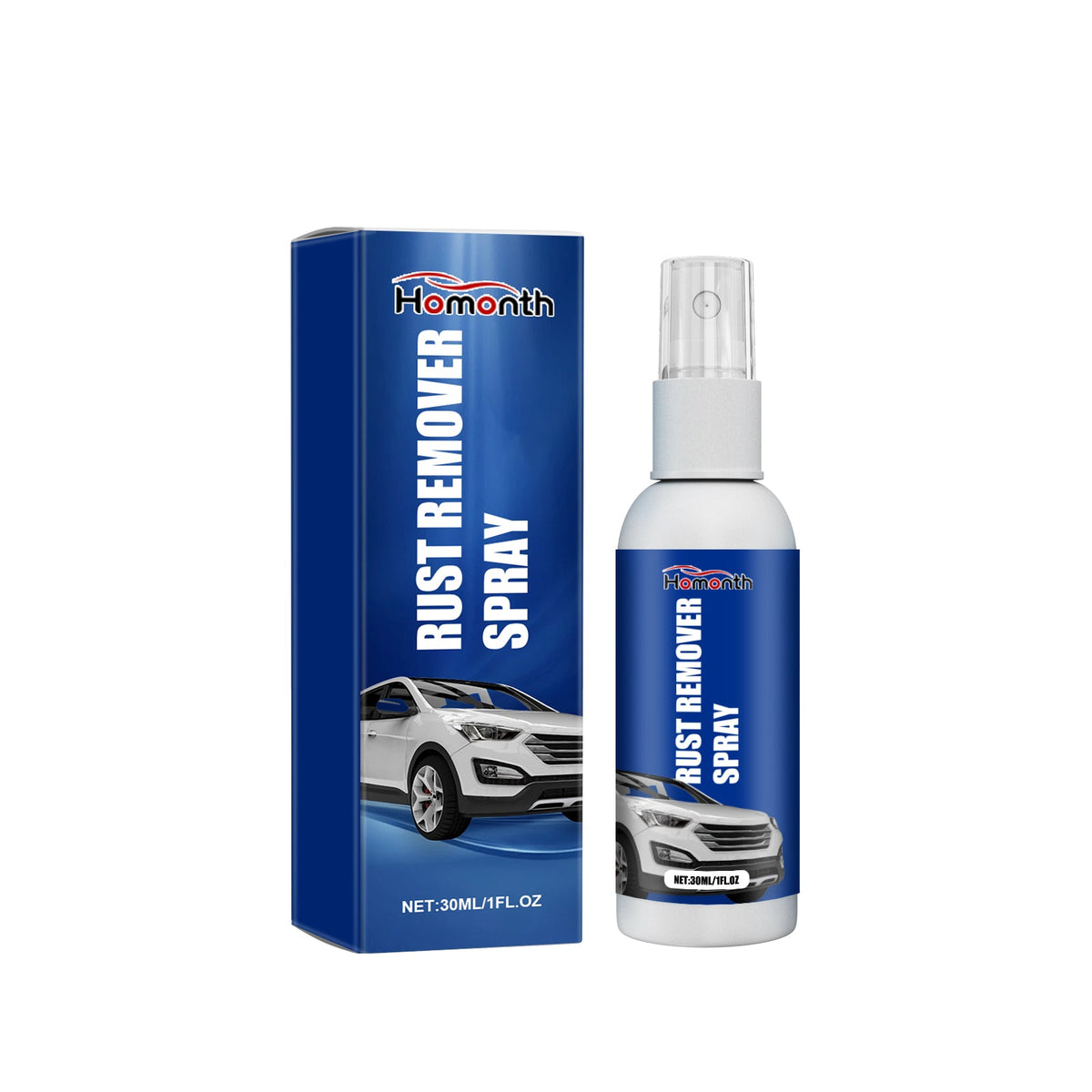 Rust Remover Spray, Car Wheel Reconditioning Rust Removal Paint Polishing Cleaning Decontamination Spray