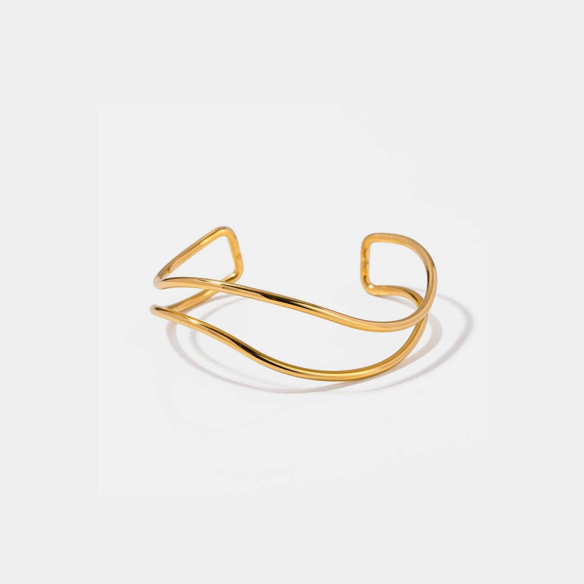 Minimalist Stainless Steel Cuff Bracelet for Everyday Wear
