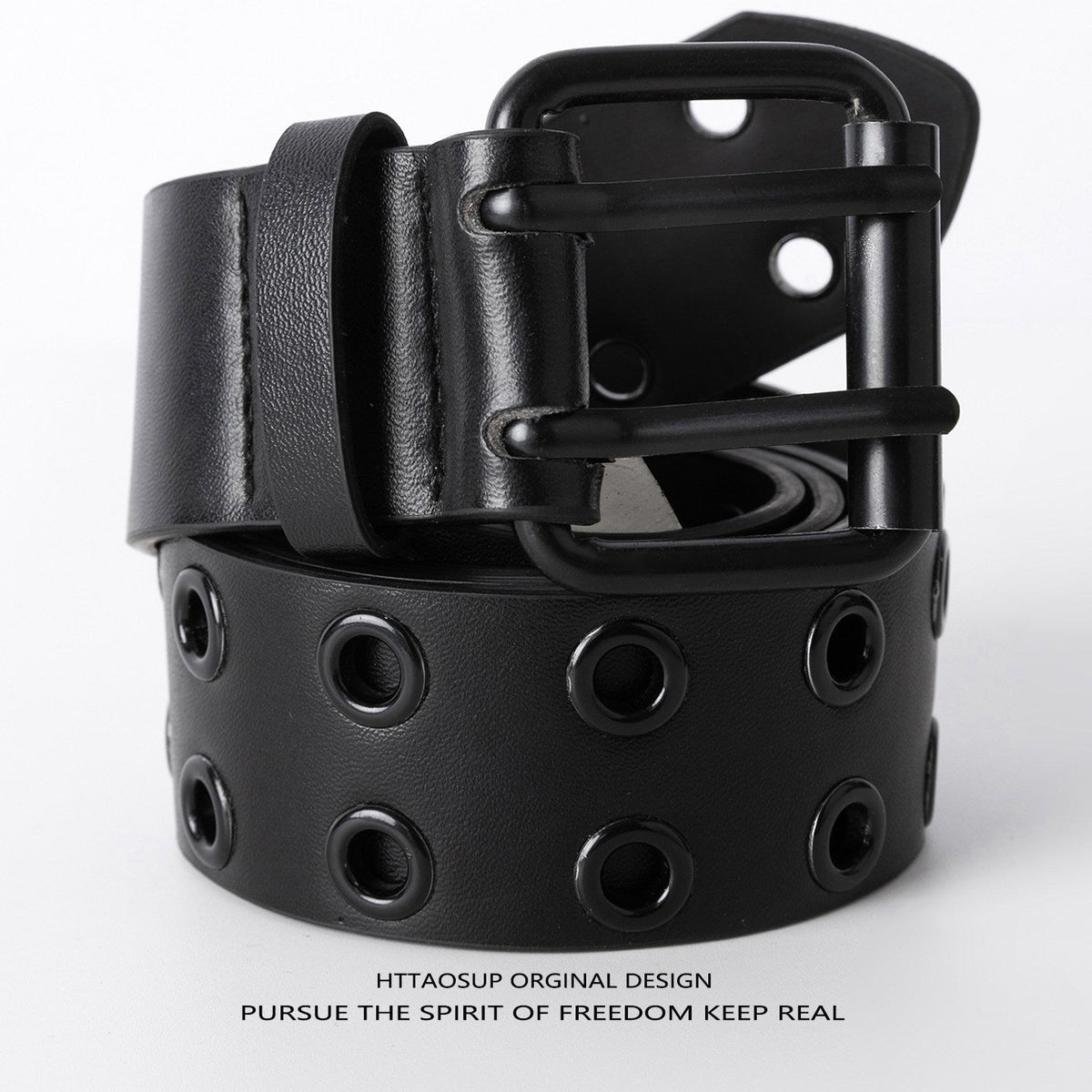 Workwear-style Vintage Belt Buckle Waist Chain Accessory