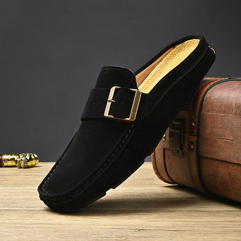 Mens Suede Leather Business-Casual Dress Shoes