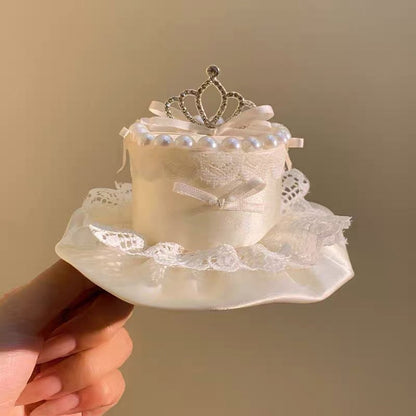 Cherry Cake Style Lace Hair Clip