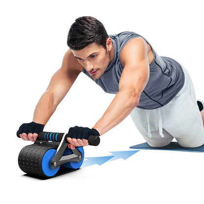 Double Wheel Ab Roller with Rebound