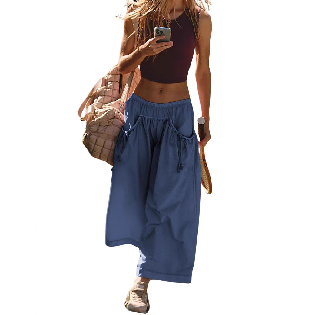 European And American Street Casual Pants Bell-bottoms