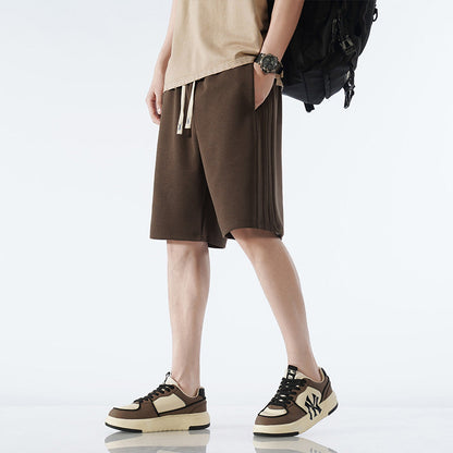 Men's Solid-Color Casual Fashion Loose Shorts