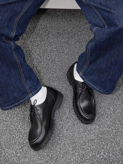 Retro Mens Leather Shoes Springautumn Style