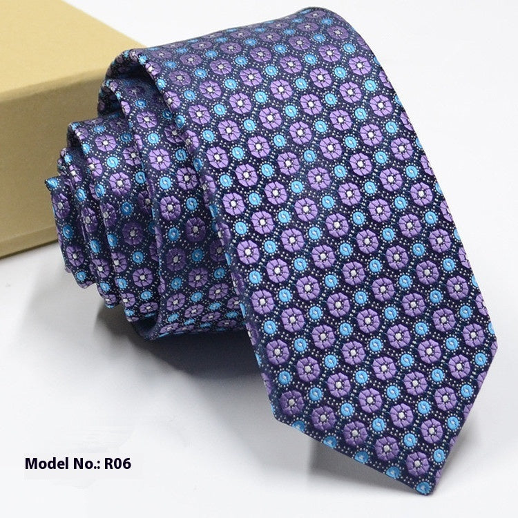 Fashion Exquisite Jacquard Tie Wedding Groom