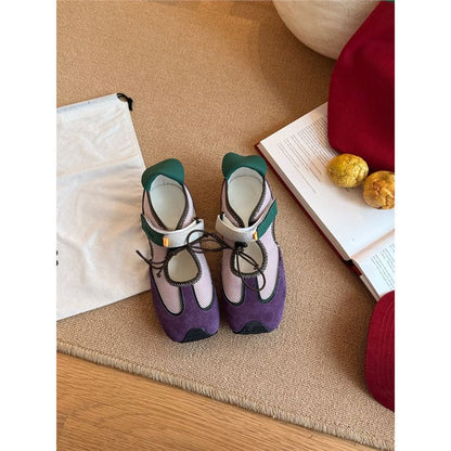 Fashionable Quirky Cute Sporty Functional Mary Jane Sandalsversatile Ballet Flats