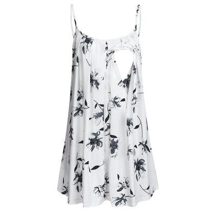 Maternity suspender dress