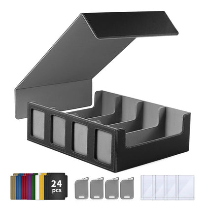 Large-capacity 3000+ Tabletop Game Card Storage Box - Yu-Gi-Oh! & Pokémon Flip-Top Card Case