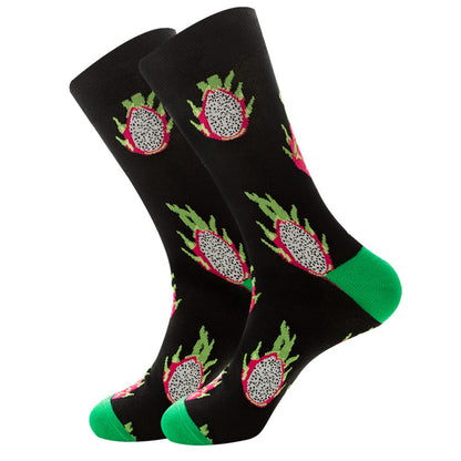 Geometric Fruit Women Socks Street Trend
