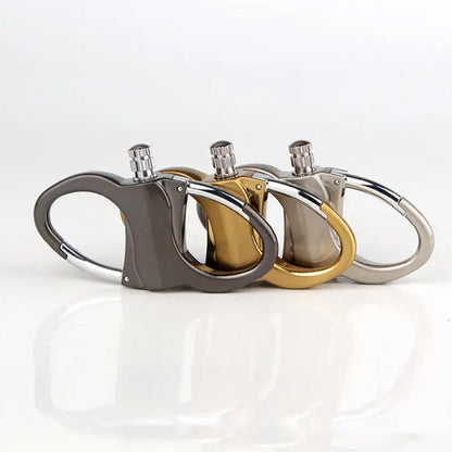 2025 Metal Keychain Lighter, ignite, waterproof, black