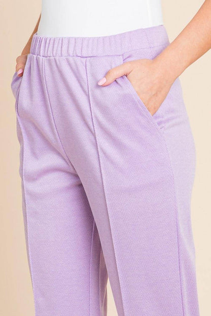 Culture Code Full Size Pin Tuck Detail Slim Pants for Style
