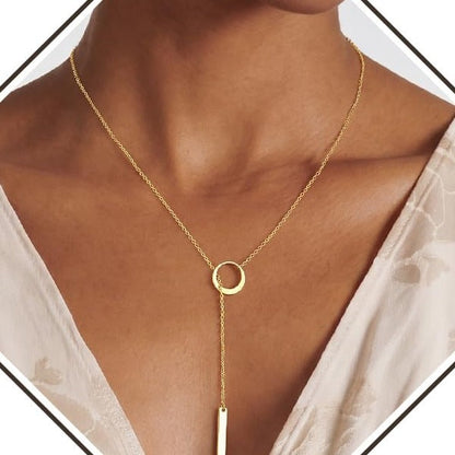 Elegant Sun And Moon Pendant Necklace