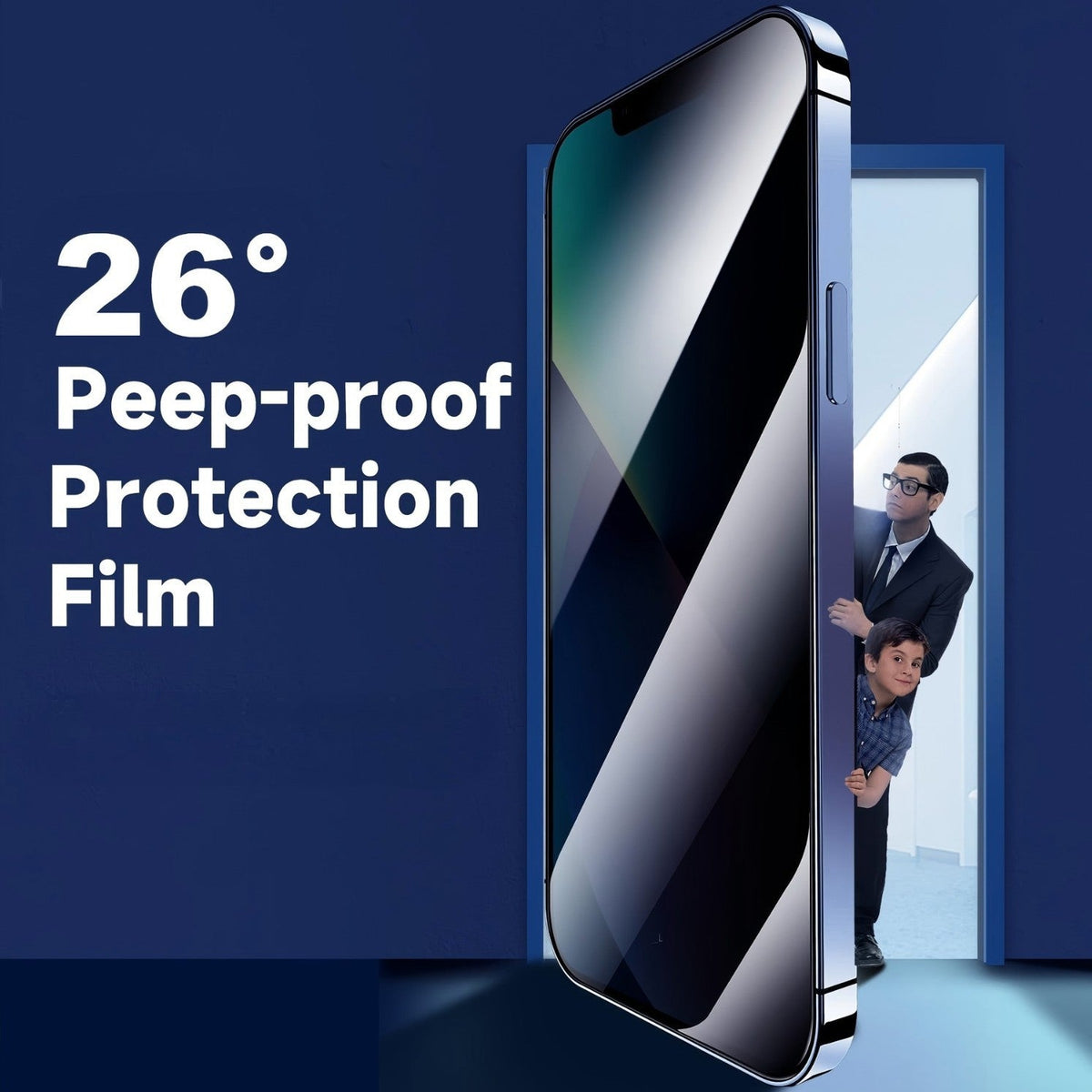 S Anti-peep Tempered Glass Film Screen Printing Process Protective Film