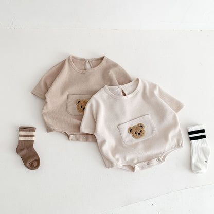 Summer Baby Bat Sleeve Romper
